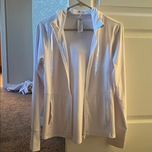 RBX white Zip-Up Hoodie